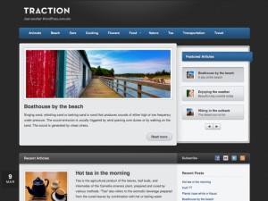 Traction WordPress theme - Free download