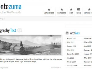Montezuma WordPress Theme