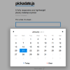 Pickadate.js jQuery date picker