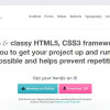 Workless HTML5, CSS3 framework