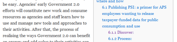 Wikipedia Like Table of Contents via WordPress plugin