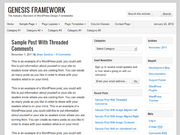 Genesis WordPress Theme Free - Download Genesis Framework