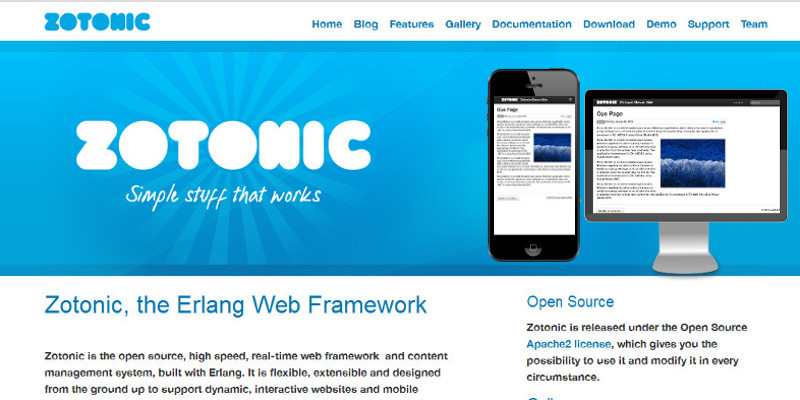 Zotonic: Fast Erlang-based CMS