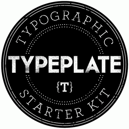 Typeplate typography kit
